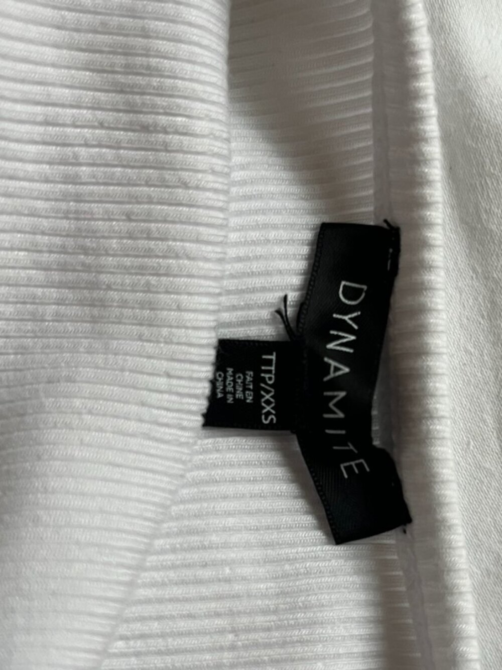 Dynamite White Backless Top - Picture 3 of 3